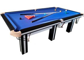 BuckShot Snookertafel Cambridge 9 ft blauw